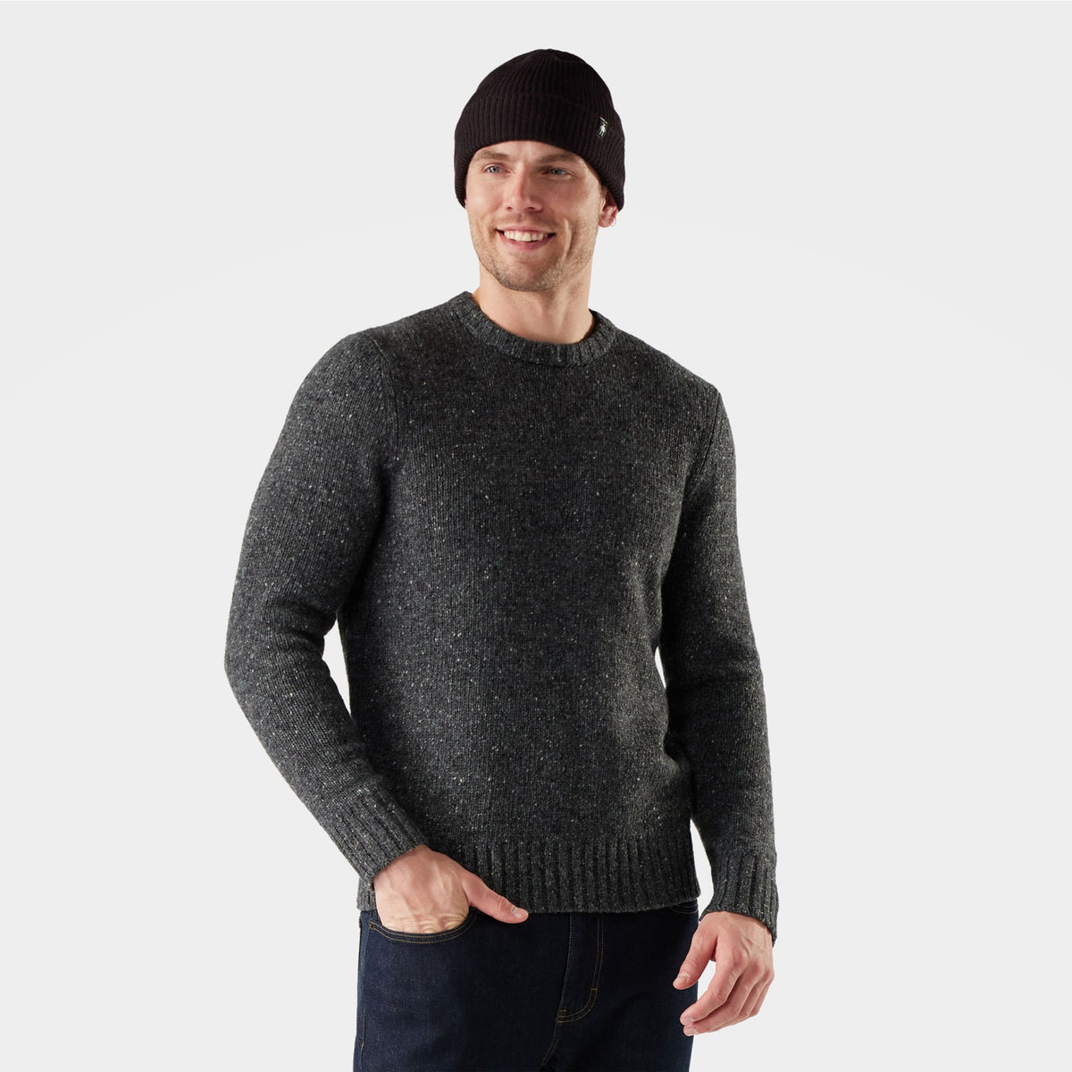 Smartwool Mens Heavy Crew Sweater - Charcoal Heather