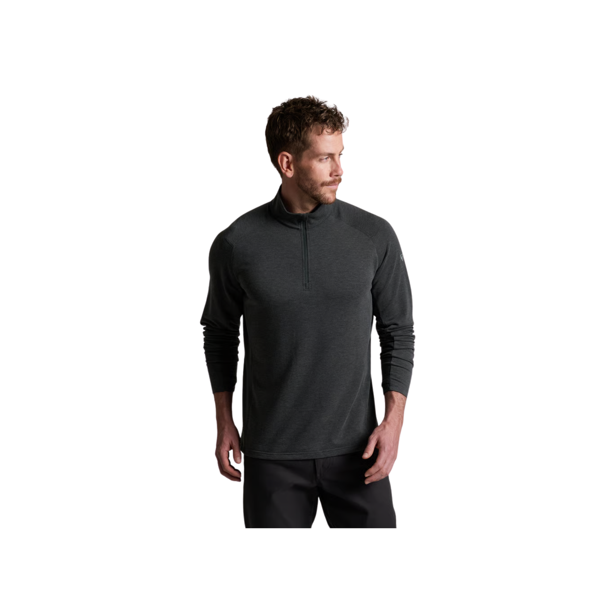 Kuhl Mens Influx 1/4 Zip-Carbon