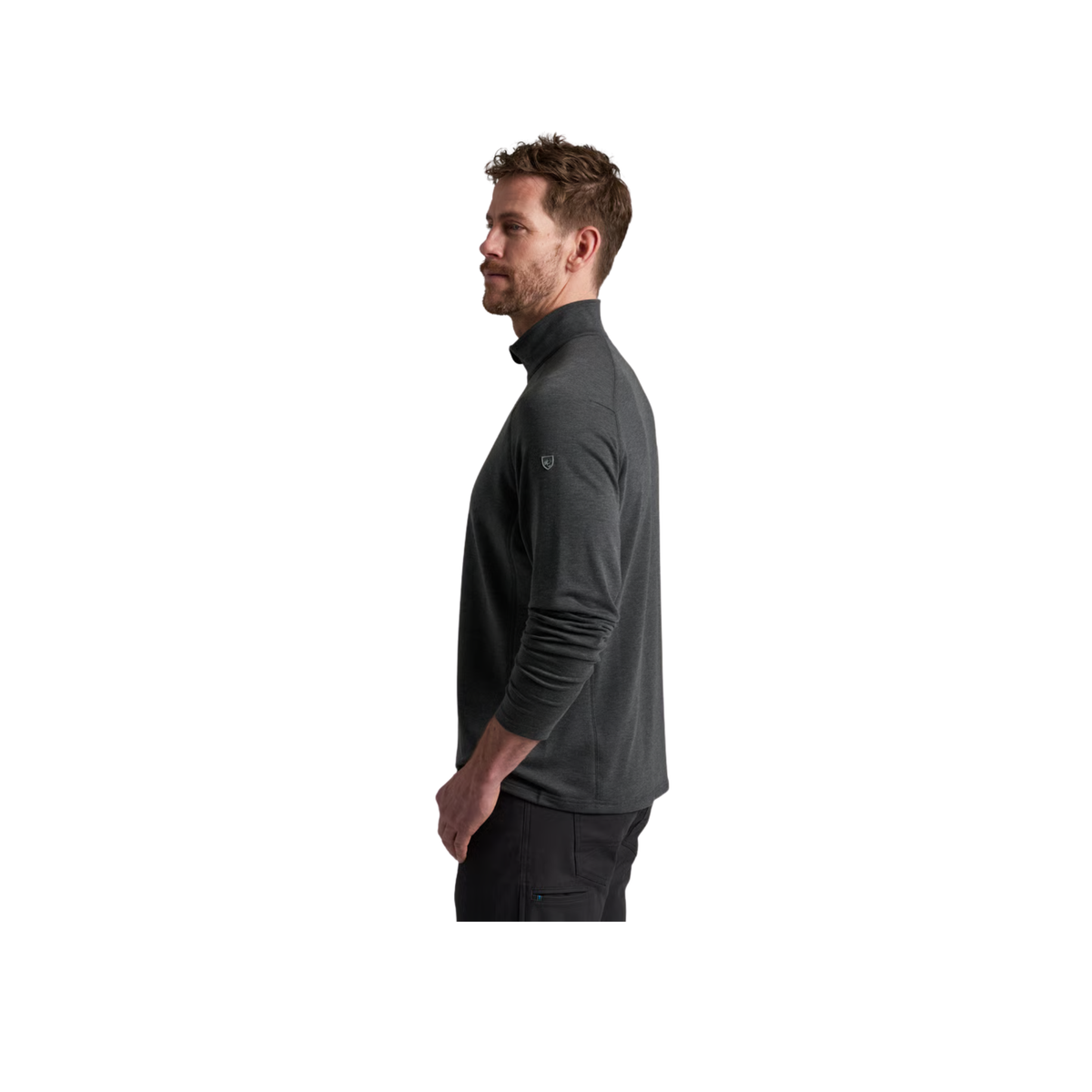 Kuhl Mens Influx 1/4 Zip-Carbon