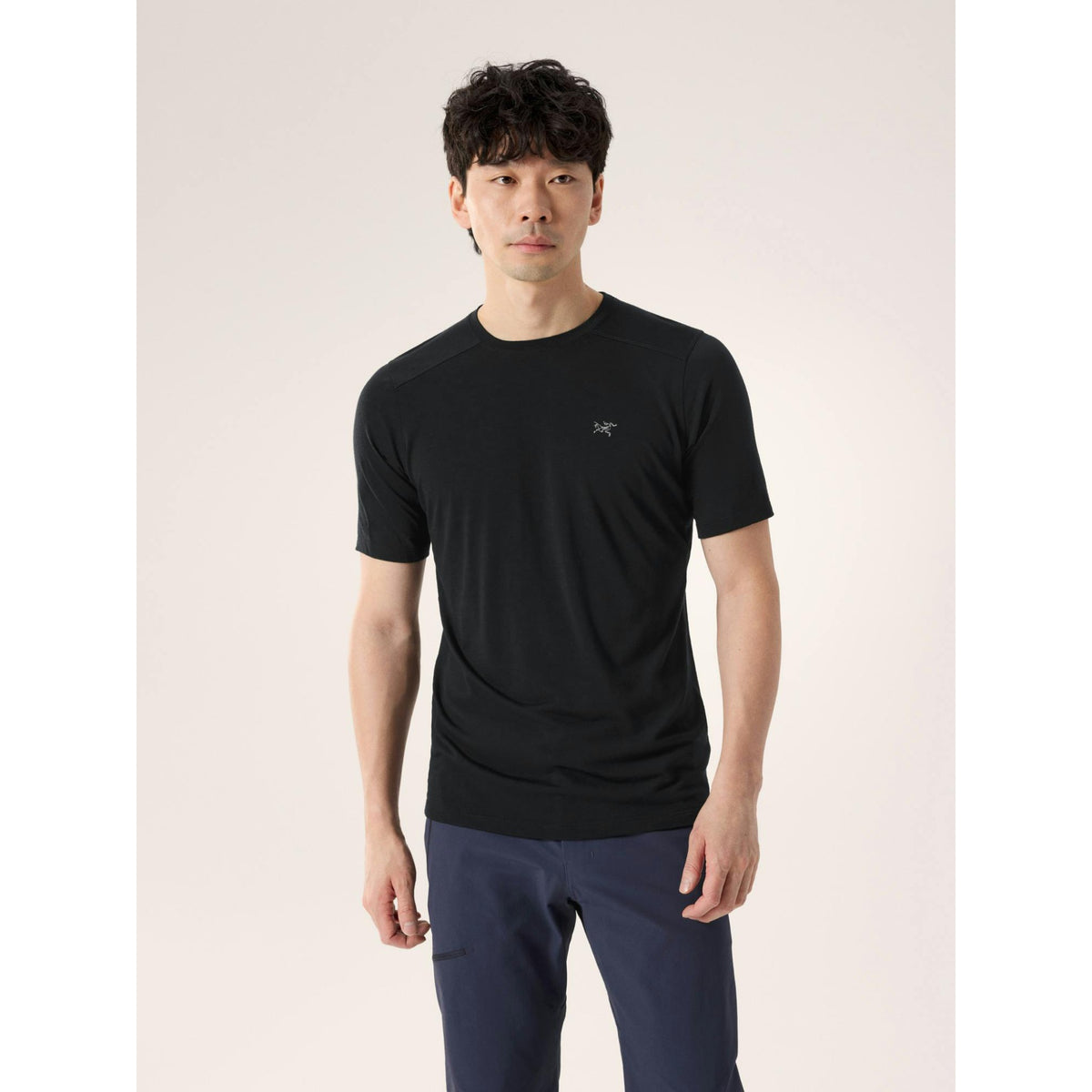 Arcteryx Mens Ionia Merino Wool Logo - Black