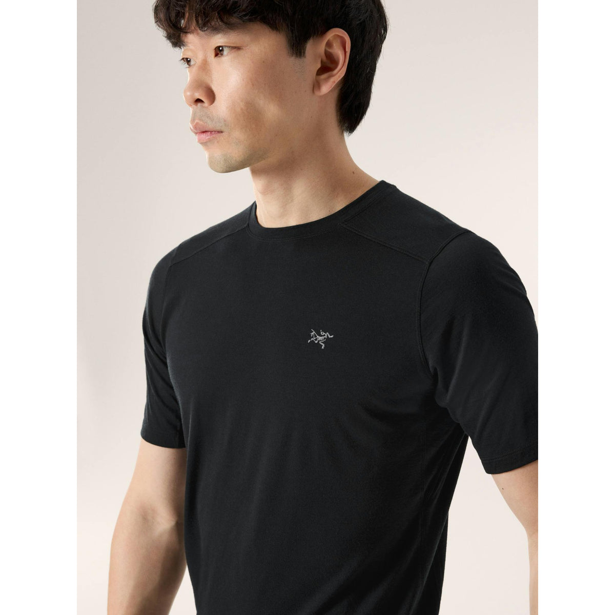 Arcteryx Mens Ionia Merino Wool Logo - Black