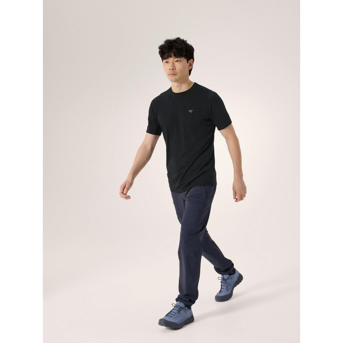 Arcteryx Mens Ionia Merino Wool Logo - Black