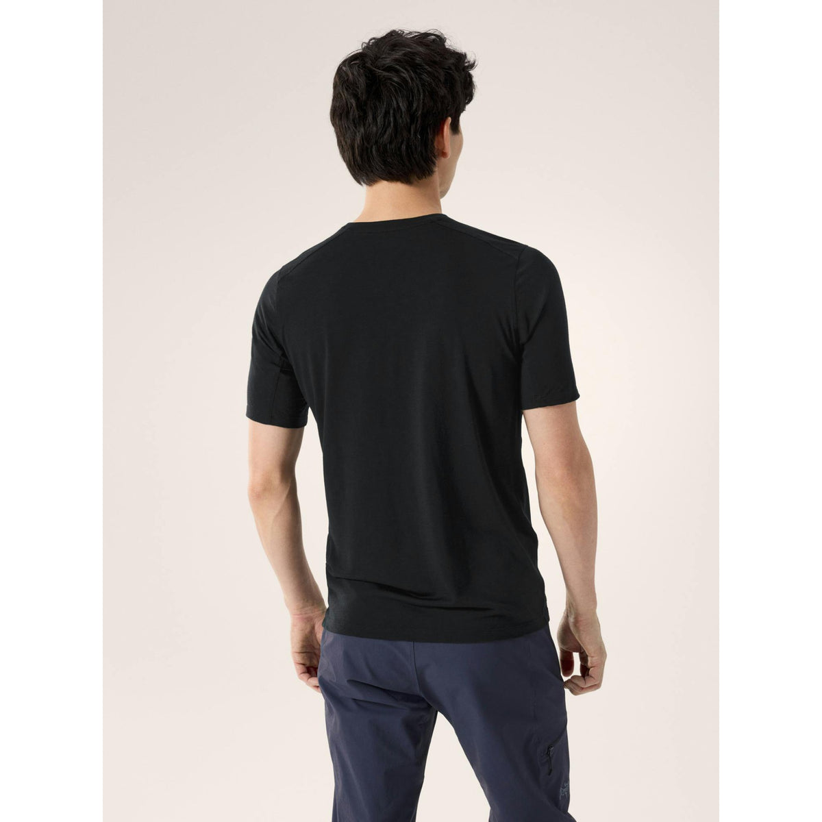 Arcteryx Mens Ionia Merino Wool Logo - Black