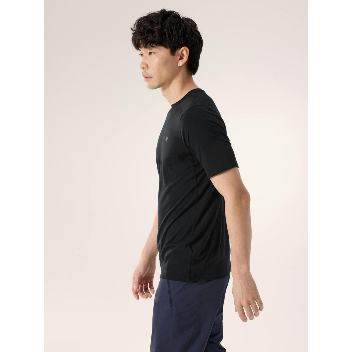 Arcteryx Mens Ionia Merino Wool Logo - Black