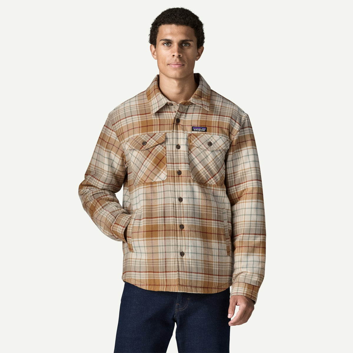 Patagonia Mens LW Insulated Fjord Flannel Shirt