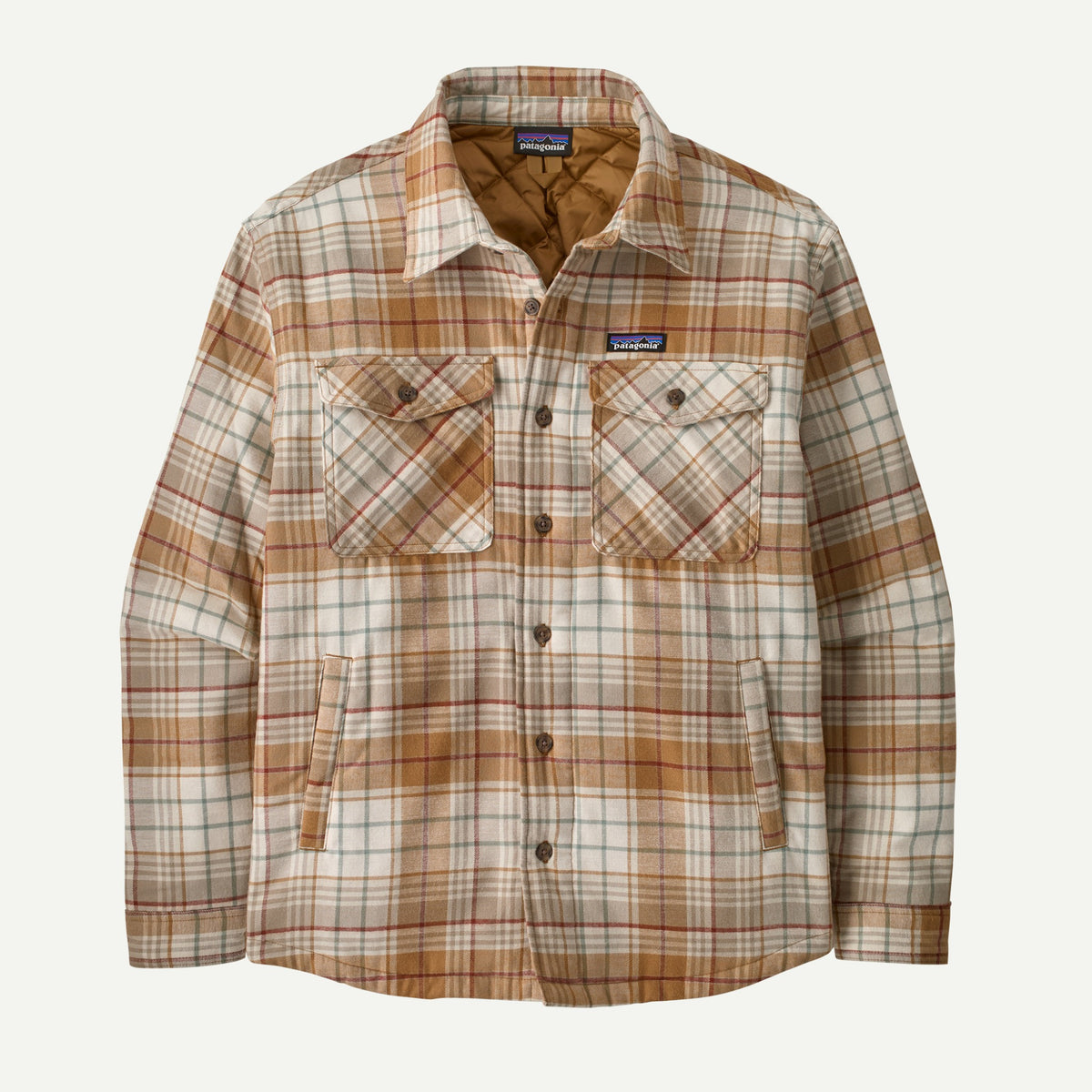 Patagonia Mens LW Insulated Fjord Flannel Shirt