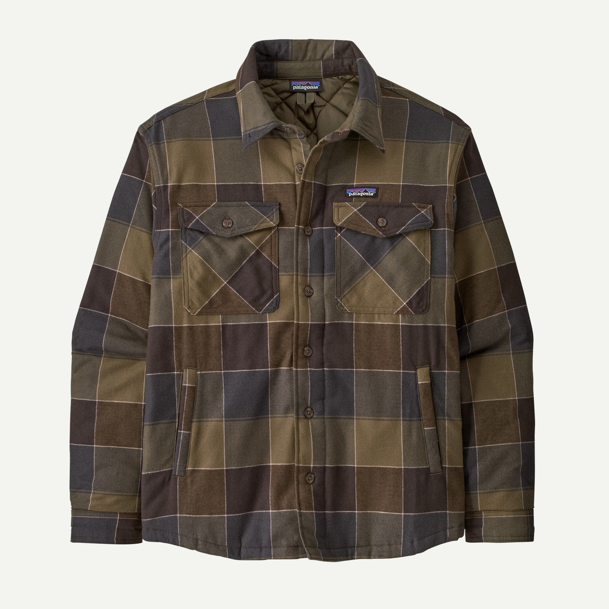 Patagonia Mens LW Insulated Fjord Flannel Shirt