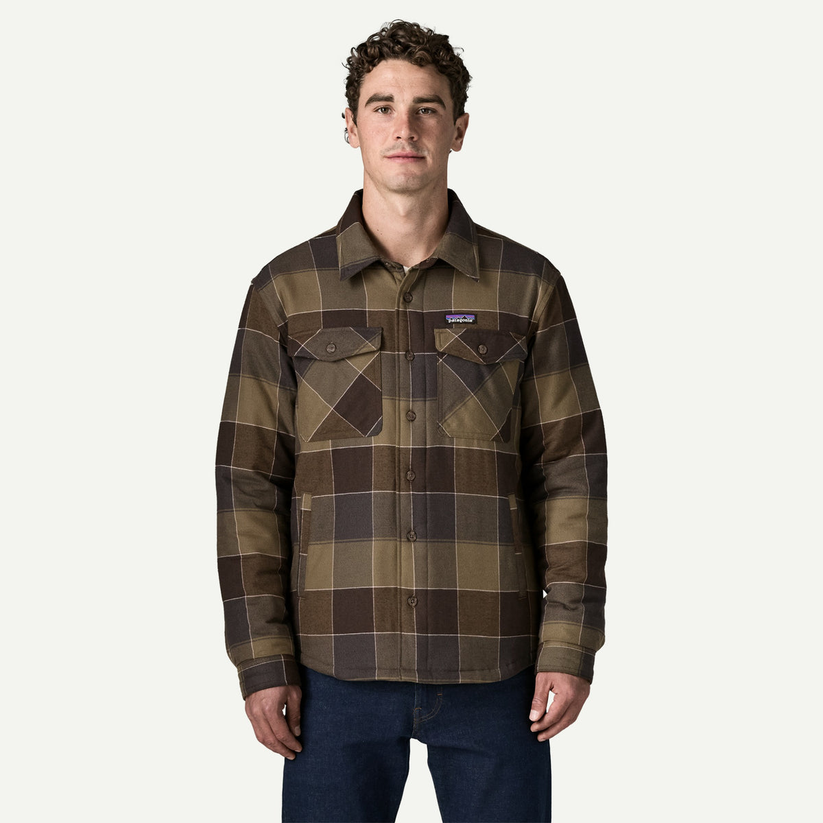 Patagonia Mens LW Insulated Fjord Flannel Shirt