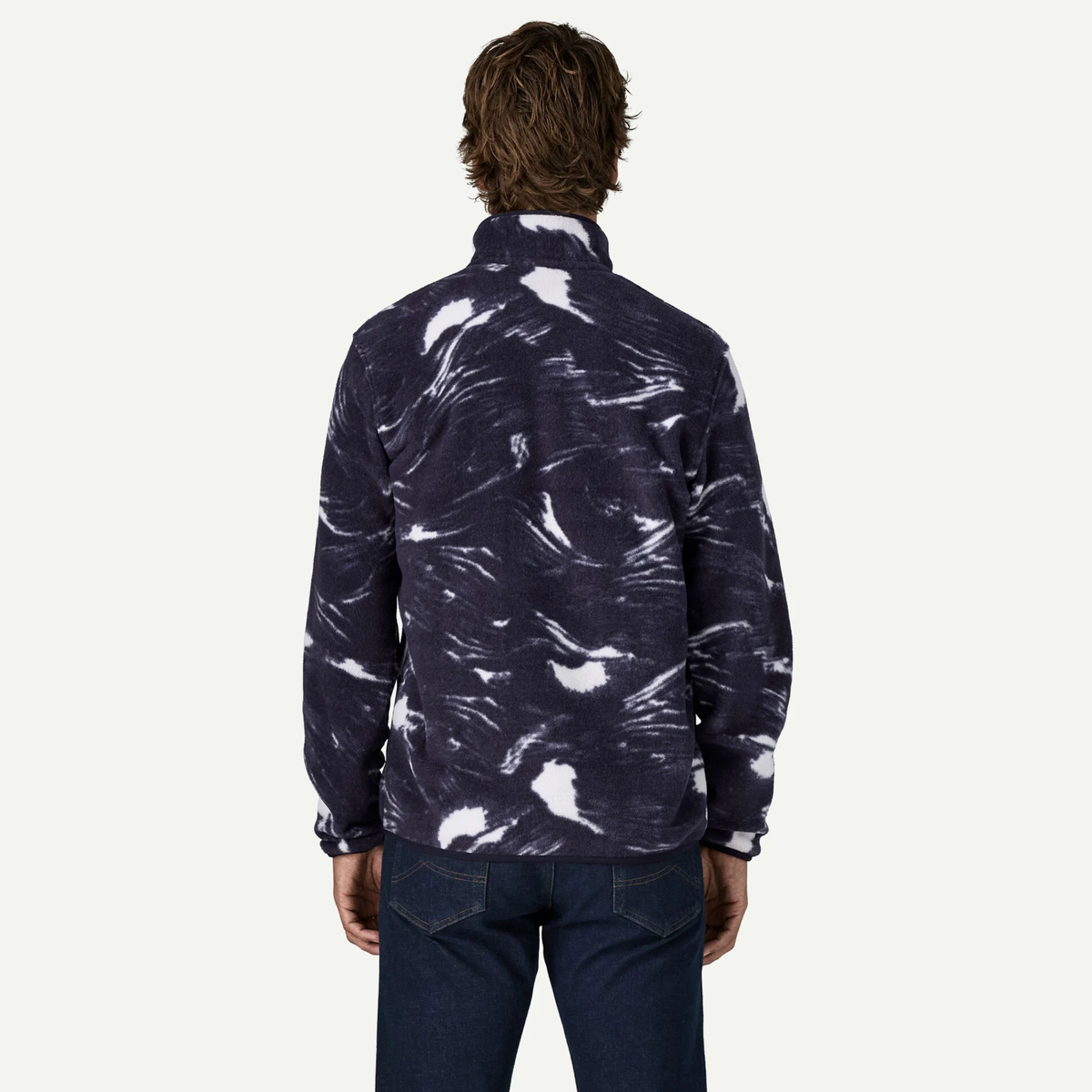 Patagonia Mens LW Synch Snap-T P/O-Polar Breeze:Sunken Blue 
