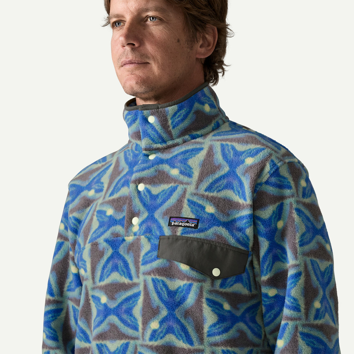 Patagonia Mens LW Synch Snap-T P/O F26 - DFGY_Deep Freeze: Forge Grey