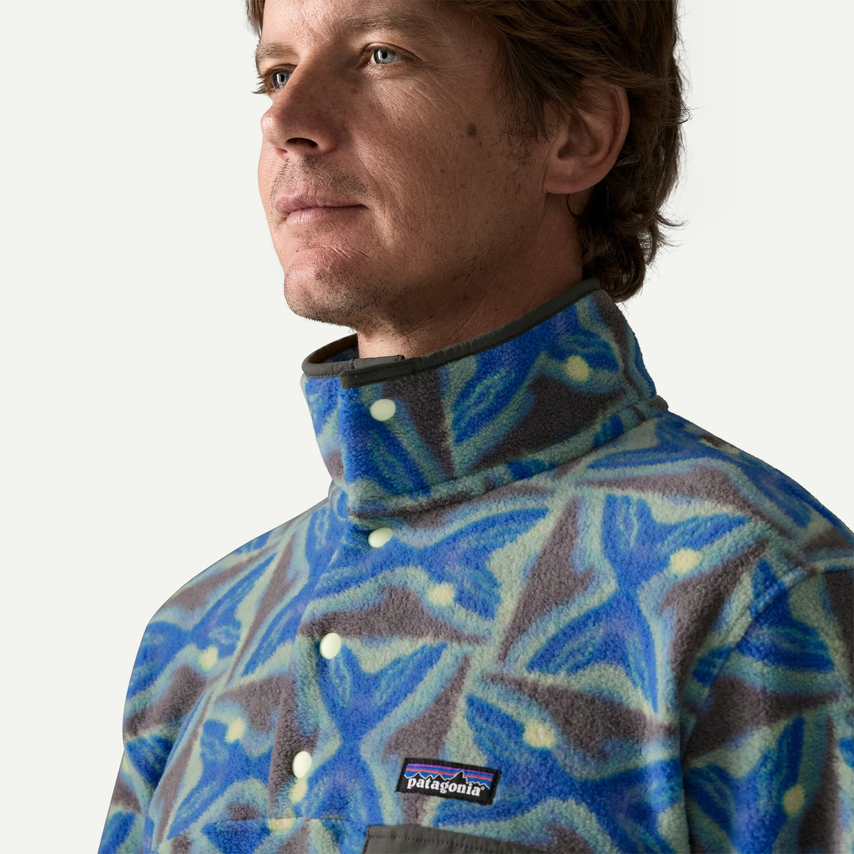 Patagonia Mens LW Synch Snap-T P/O F26 - DFGY_Deep Freeze: Forge Grey