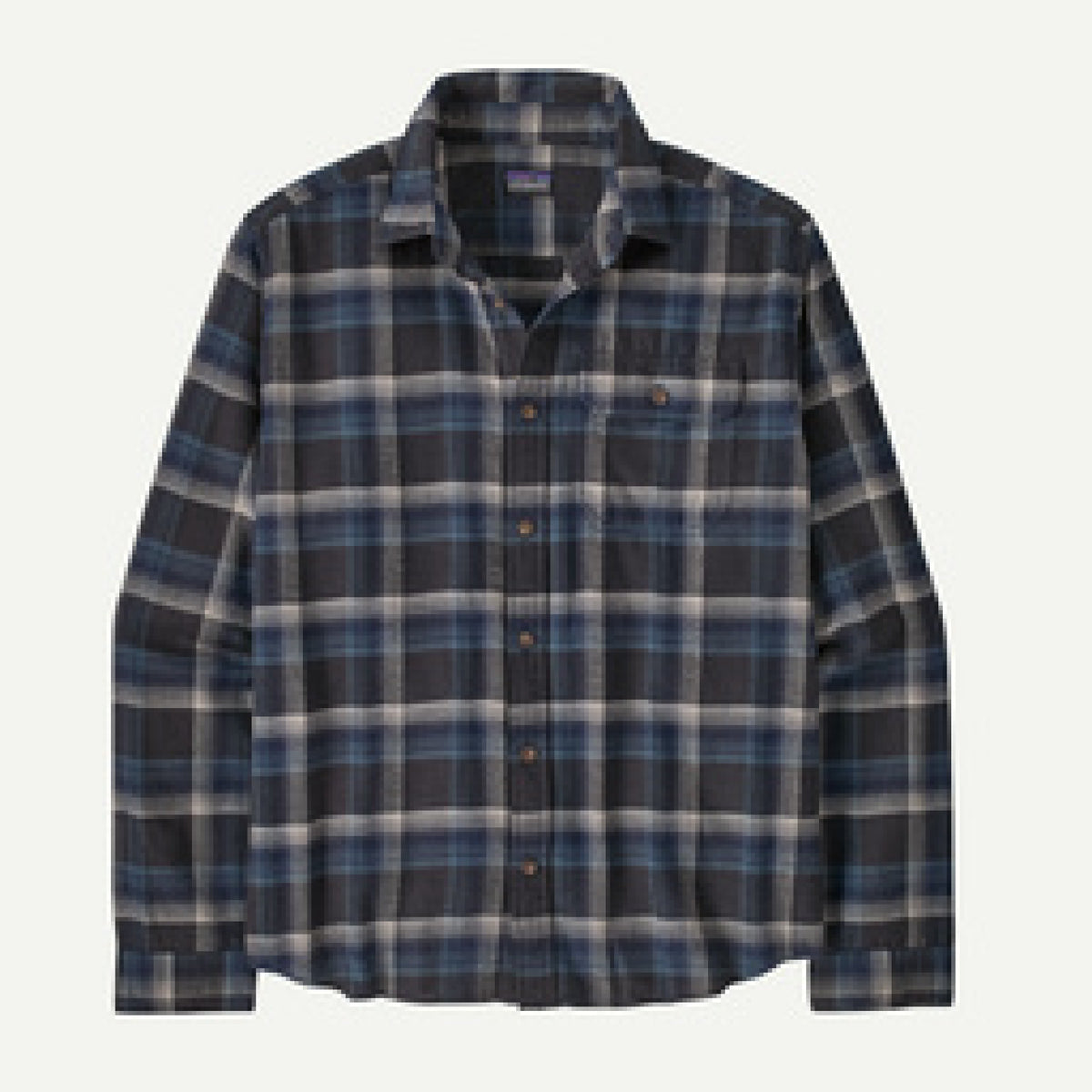 Patagonia Mens L/S Cotton in Conversion LW Fjord Flannel Shirt