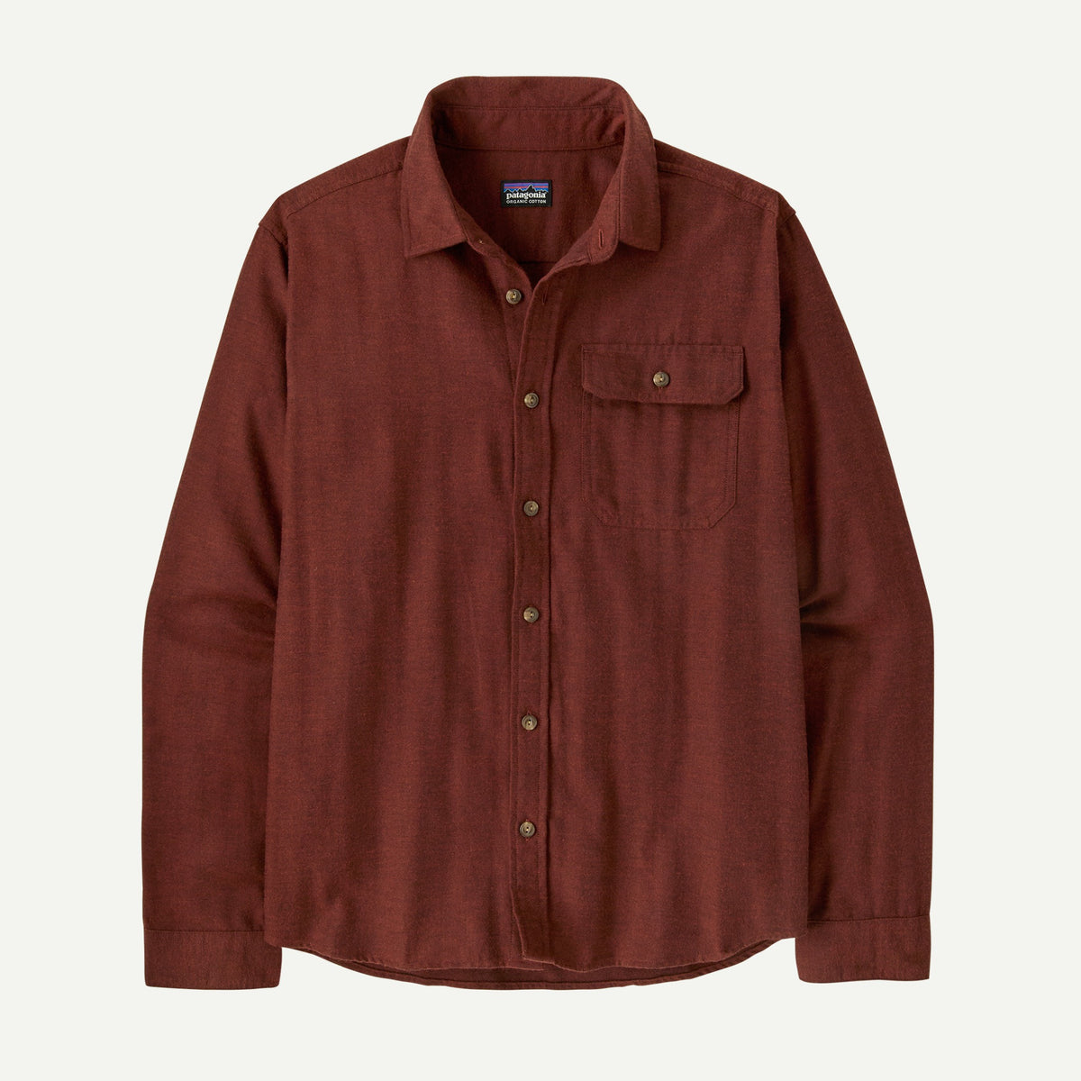 Patagonia Mens L/S Cotton in Conversion LW Fjord Flannel Shirt