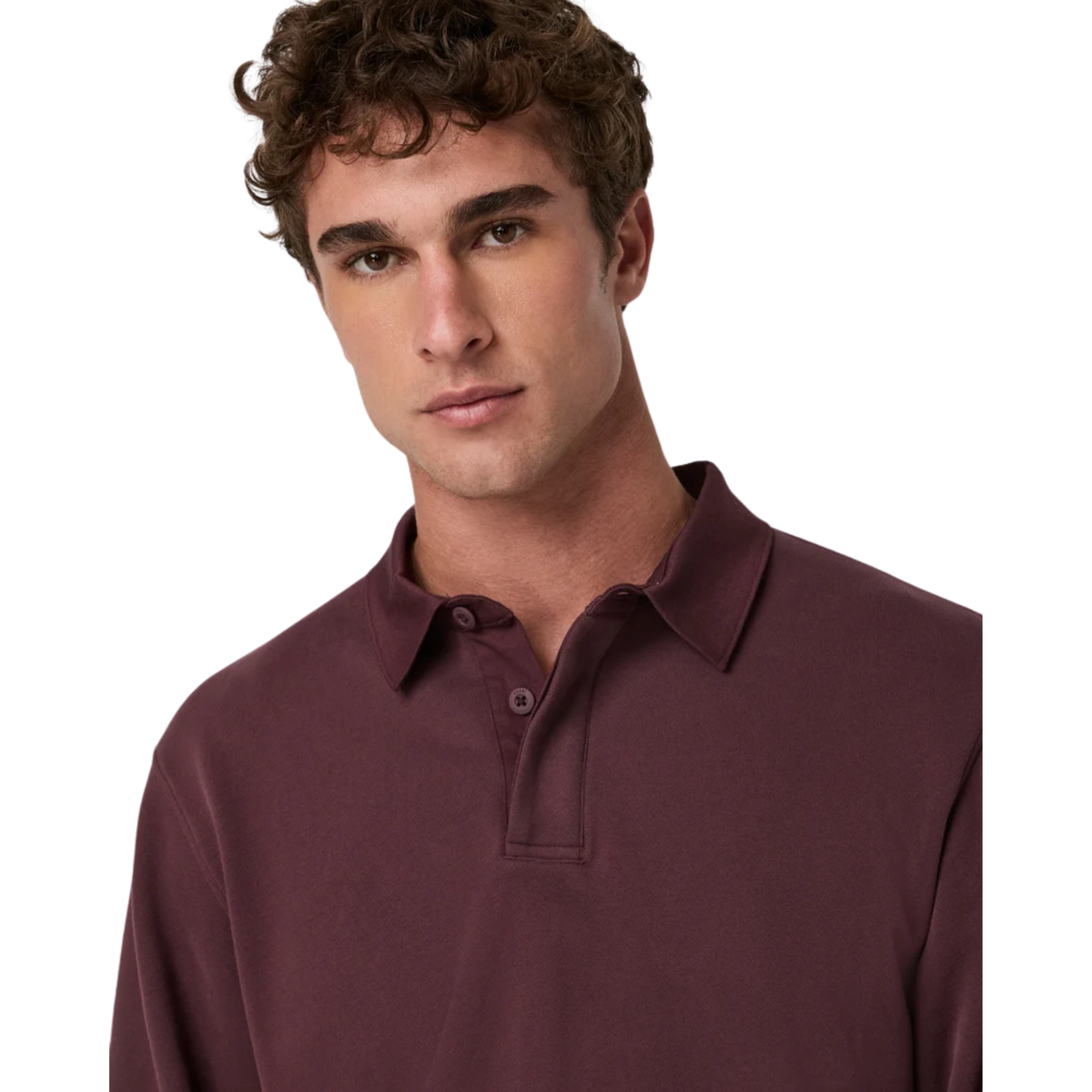 Vuori Mens L/S Cypress Rugby-Boysenberry