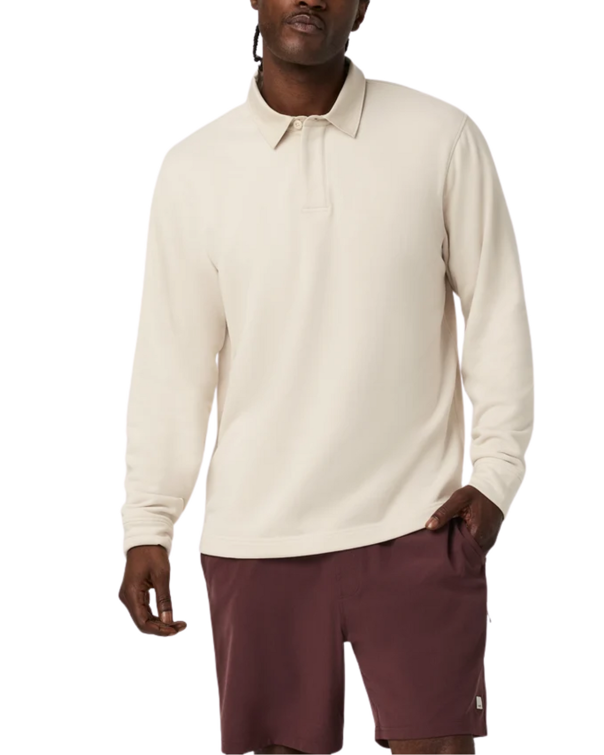 Vuori Mens L/S Cypress Rugby-Bone