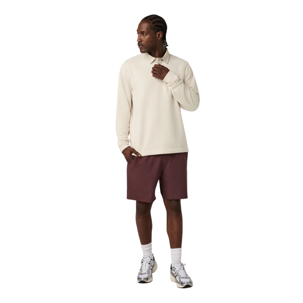 Vuori Mens L/S Cypress Rugby-Bone