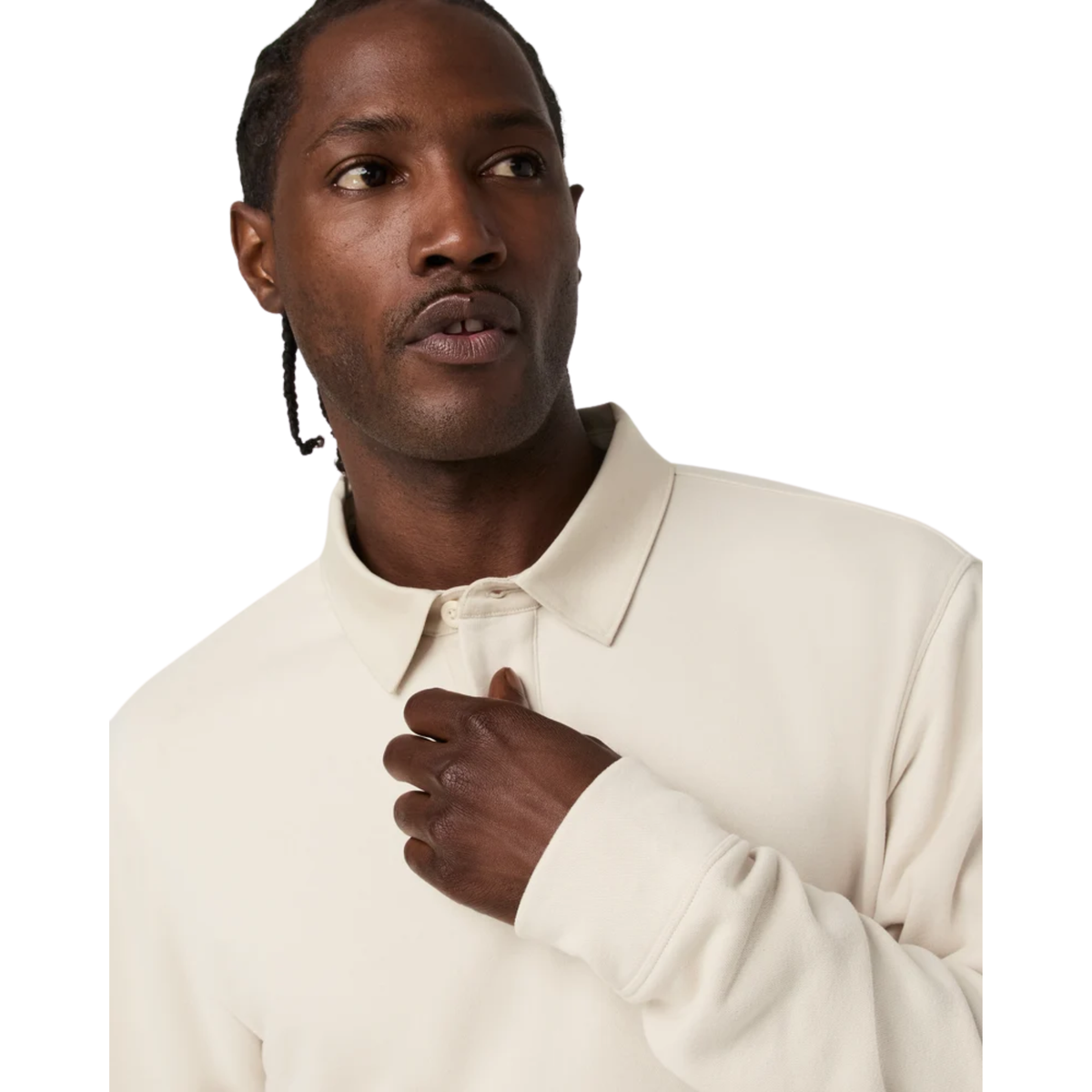 Vuori Mens L/S Cypress Rugby-Bone