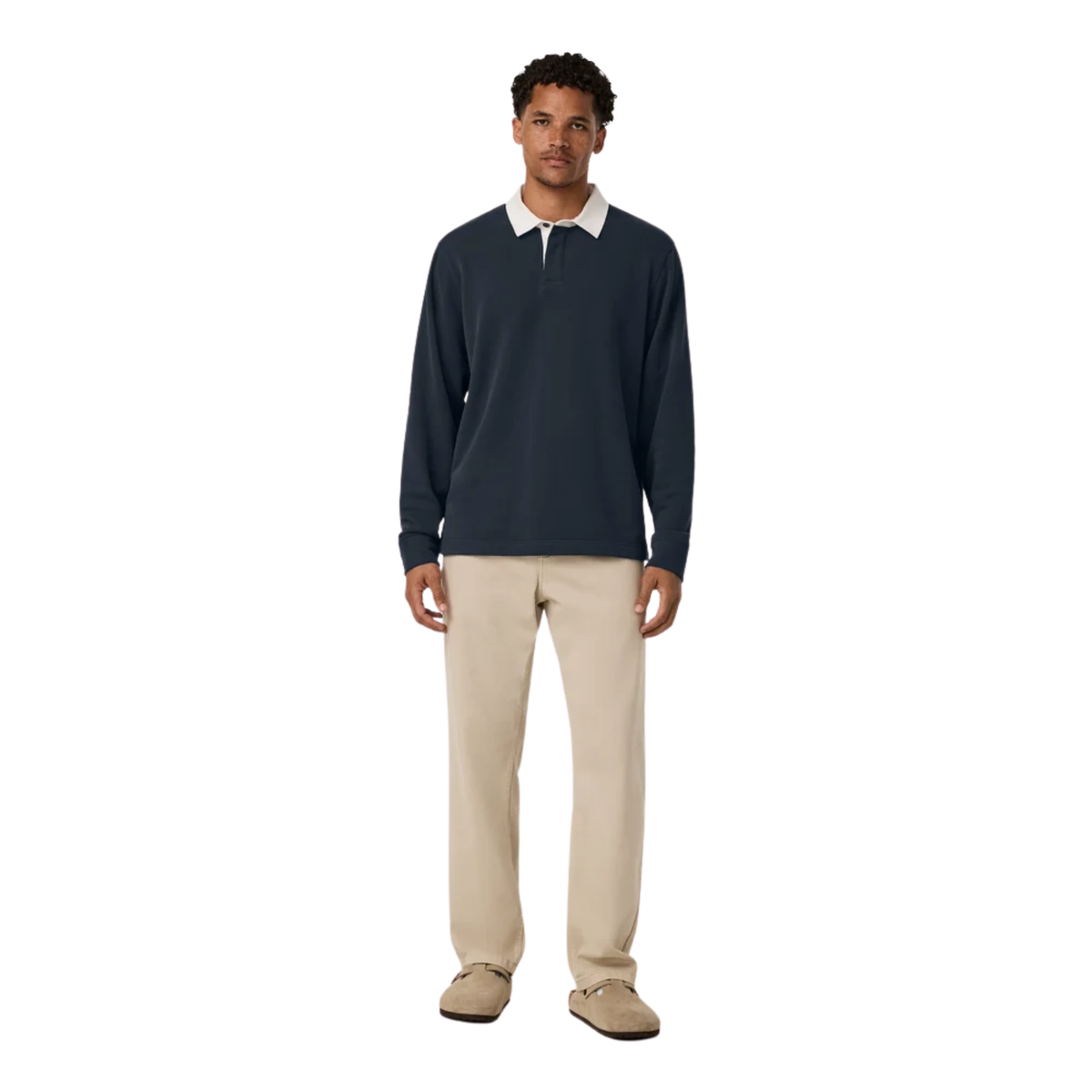 Vuori Mens L/S Cypress Rugby-Navy