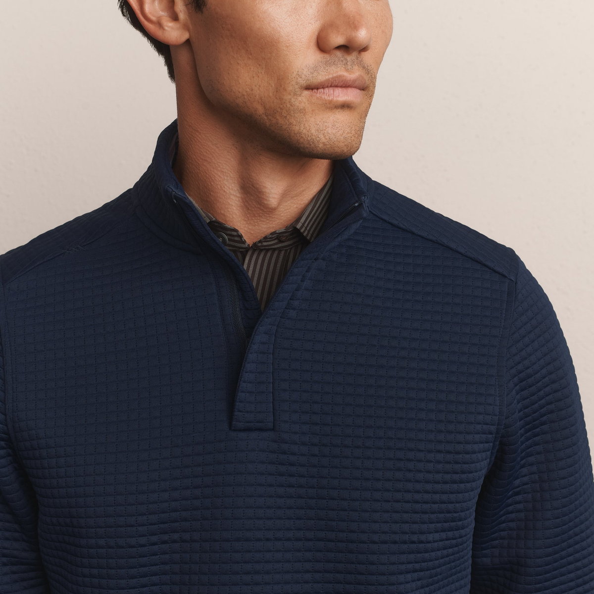 Rhone Mens Landmark 1/4 Zip-True Navy