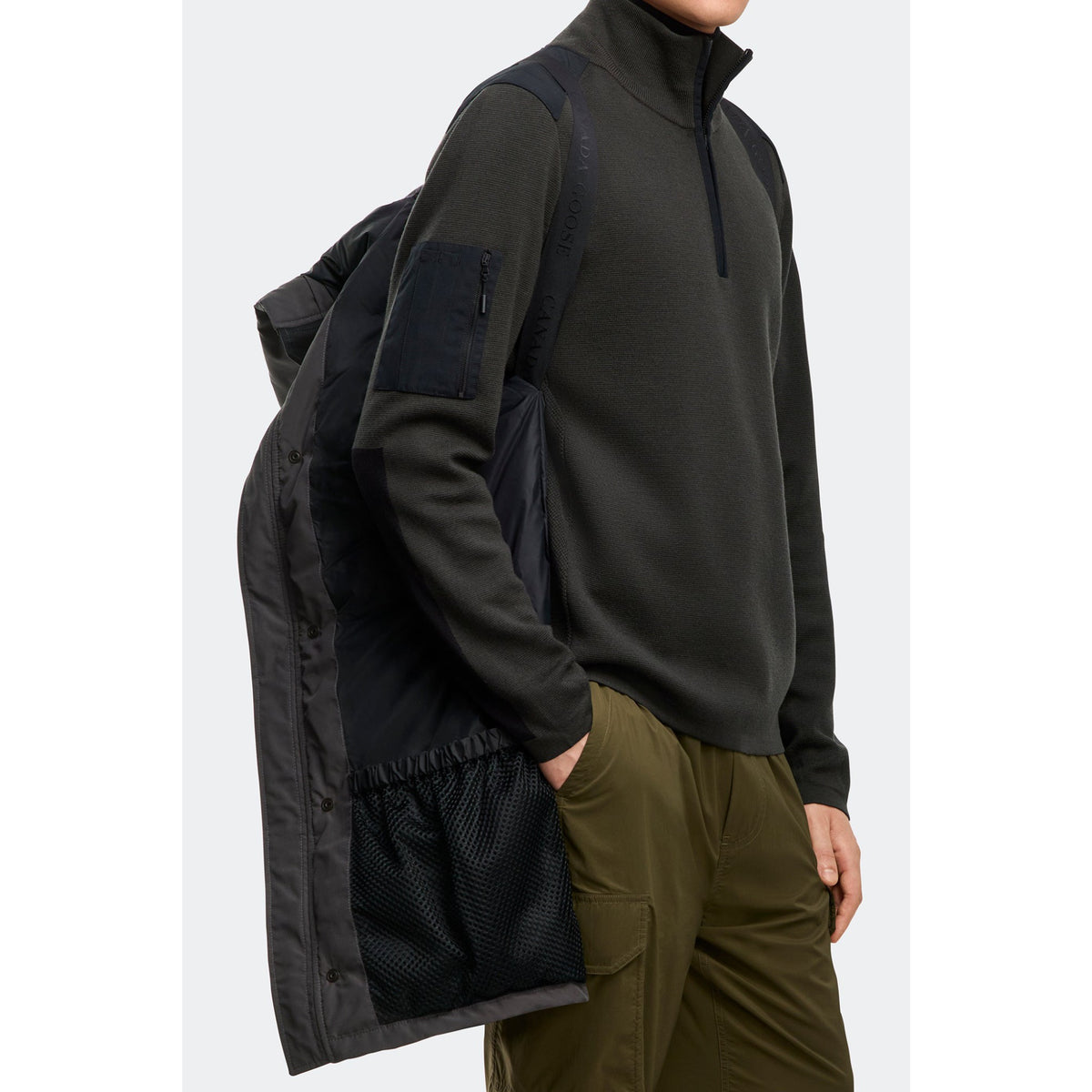 Canada Goose Mens Langford Parka - Core Reset