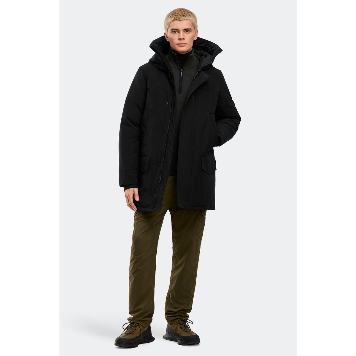Canada Goose Mens Langford Parka - Core Reset - 9061_Black