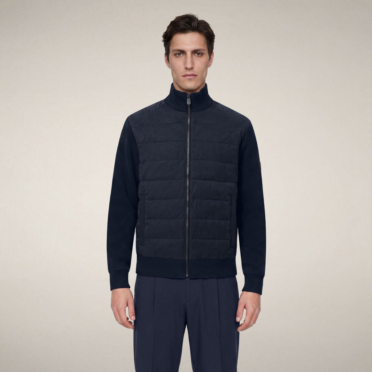 Save The Duck Mens Lasse Jacket FLIN23 - Navy Blue Melange