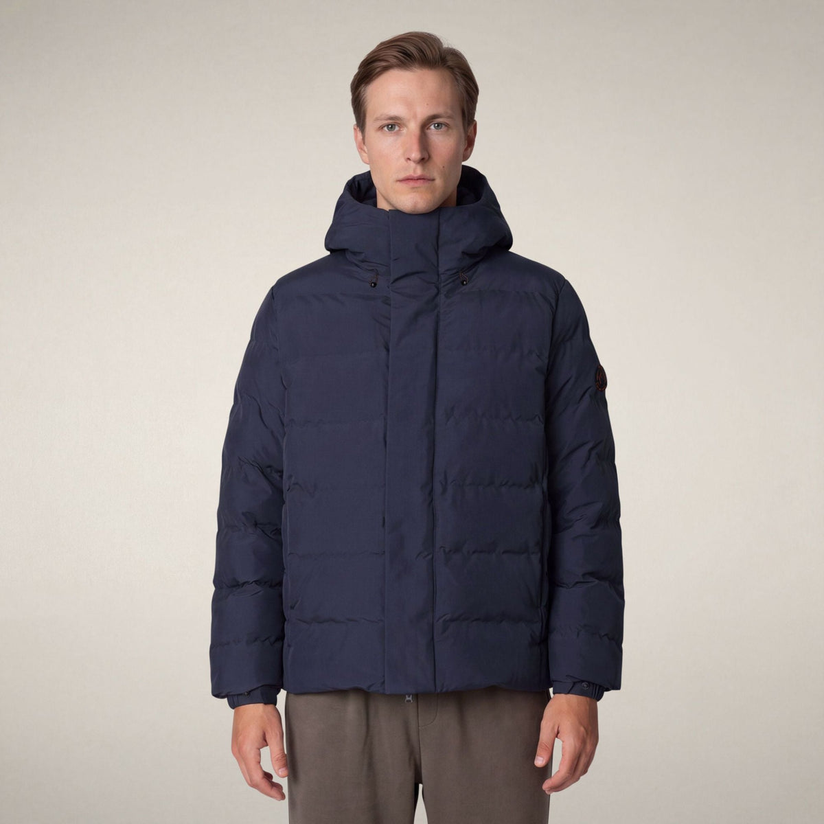Save The Duck Mens Leland Jacket LEAF23 - Blue Black