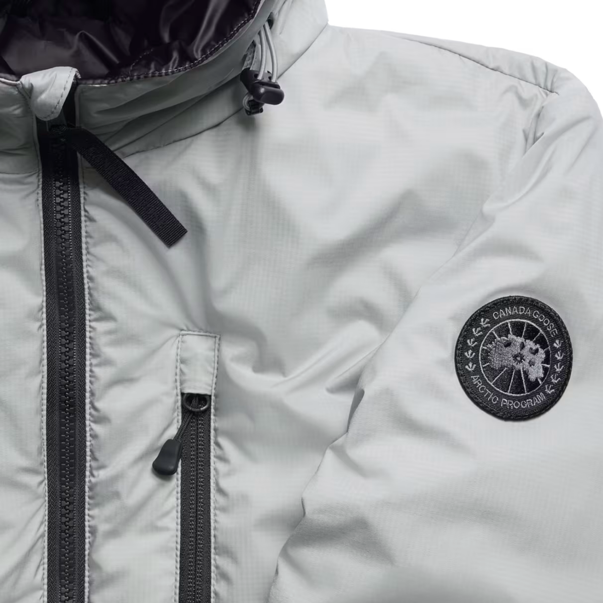 Canada Goose Mens Lodge Hoody - Black Disc-Stratus Grey