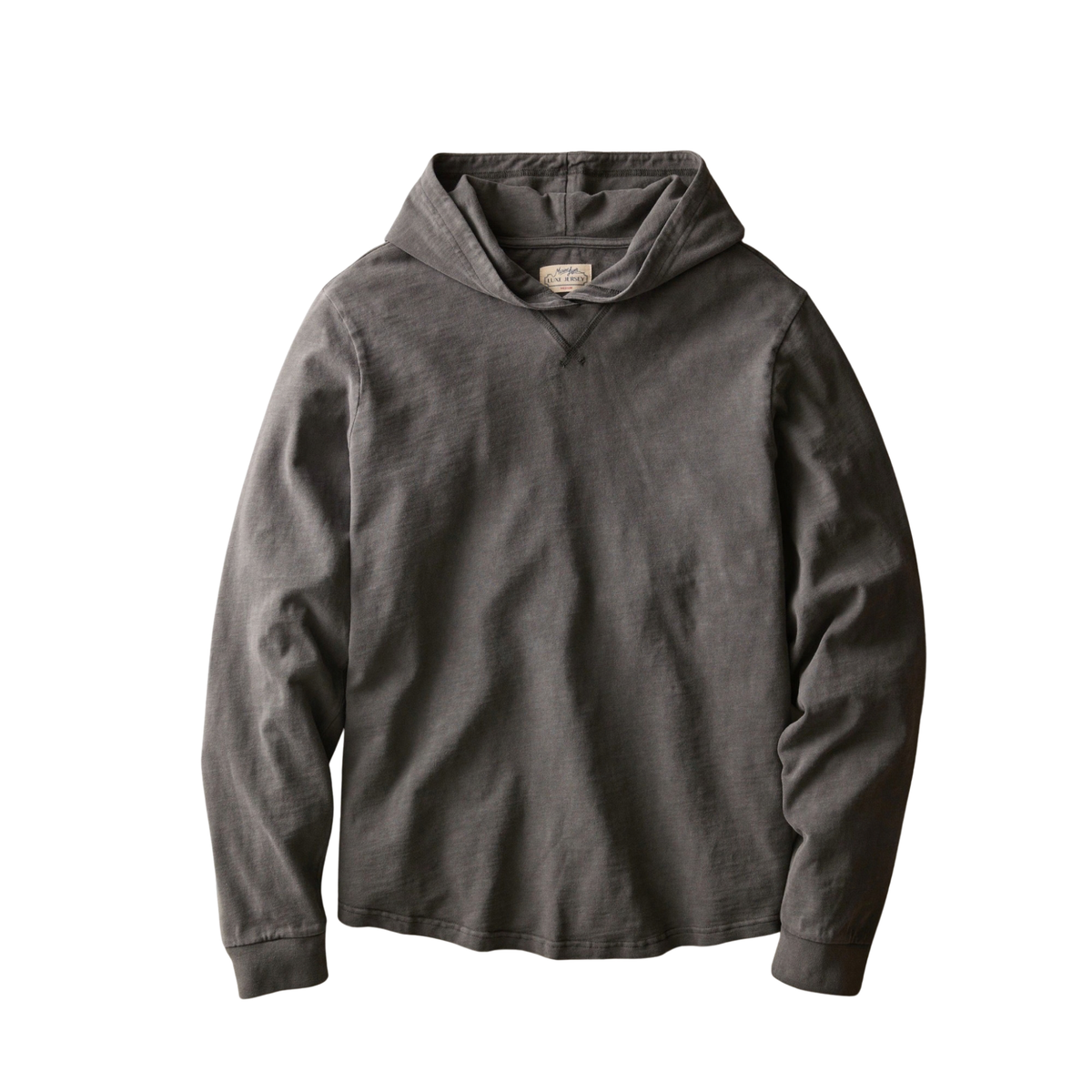 Marine Layer Mens Luxe Slub Hoodie - Asphalt