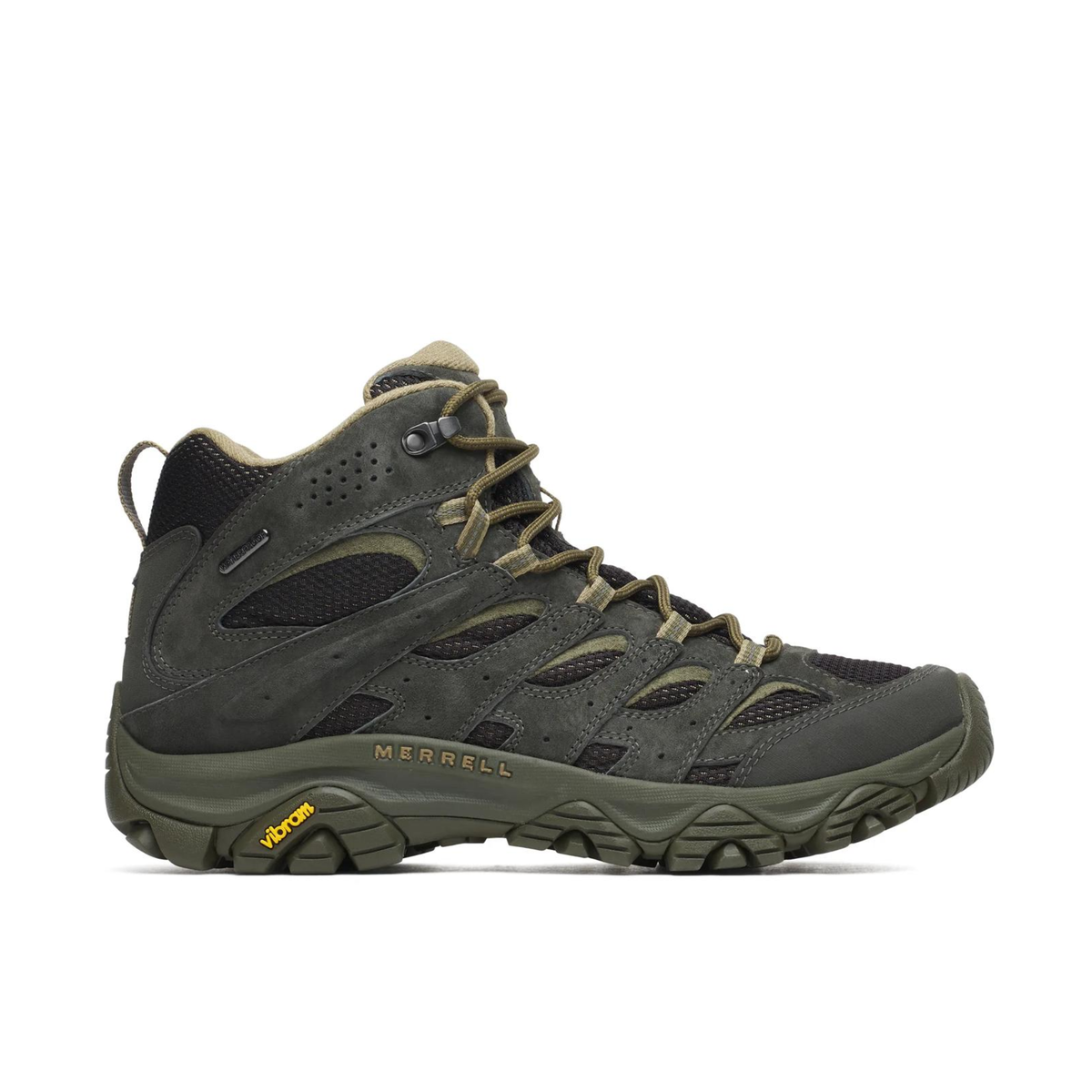 Merrell Mens MOAB 3 MID WP in Black/Beluga
