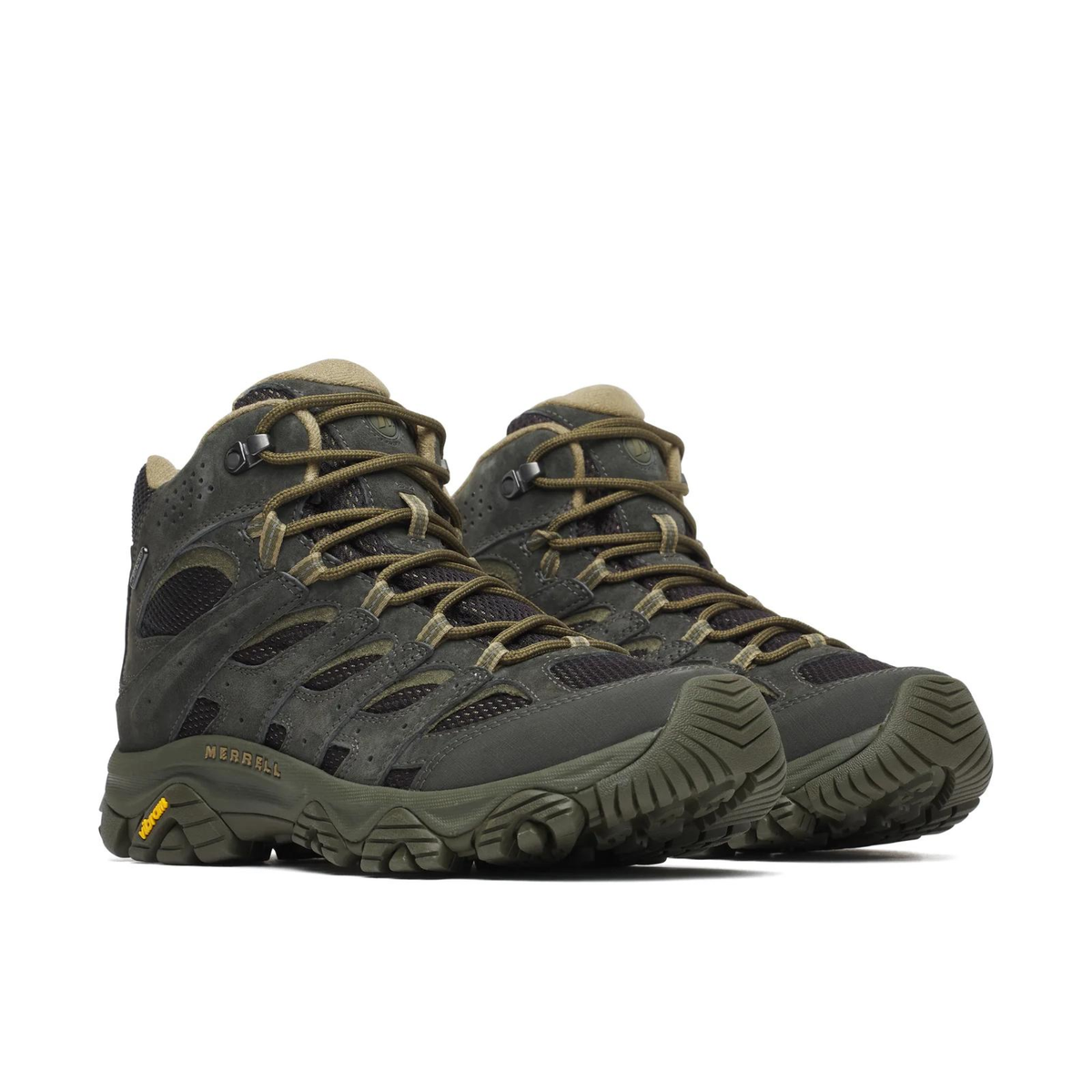 Merrell Mens MOAB 3 MID WP in Black/Beluga