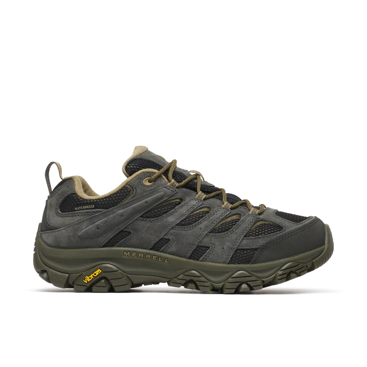 Merrell Mens MOAB 3 WP in Black/Beluga