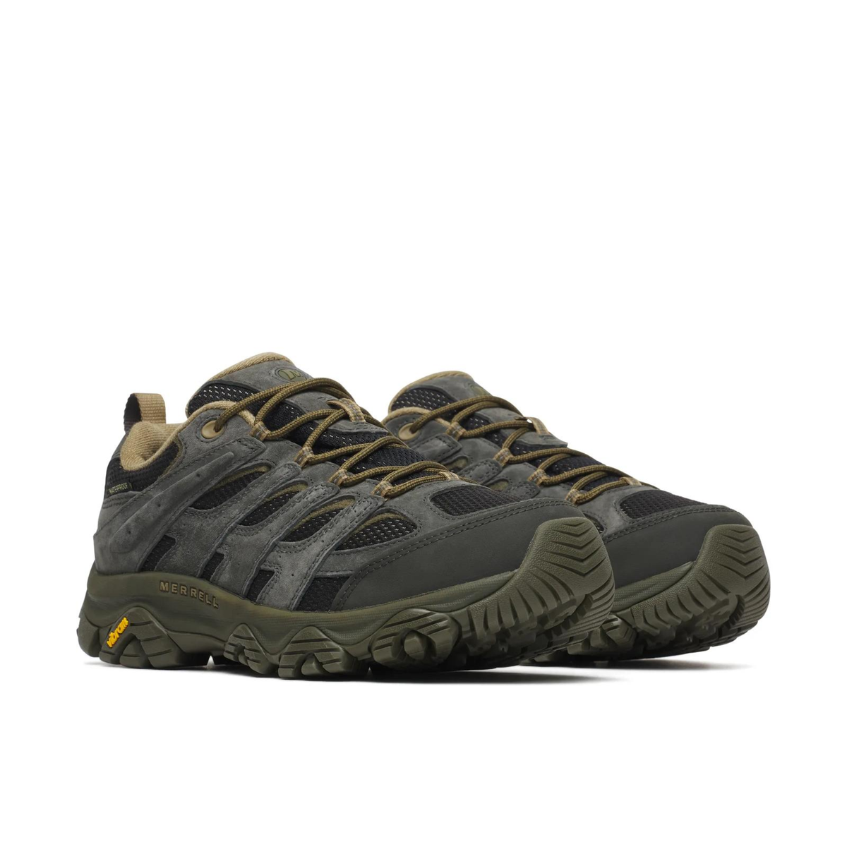 Merrell Mens MOAB 3 WP in Black/Beluga