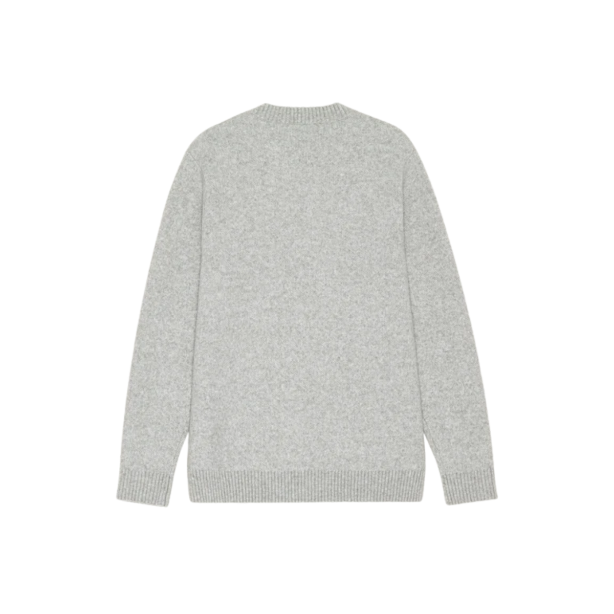 Les Deux Mens Melange V-Neck Knit-Grey Melange 