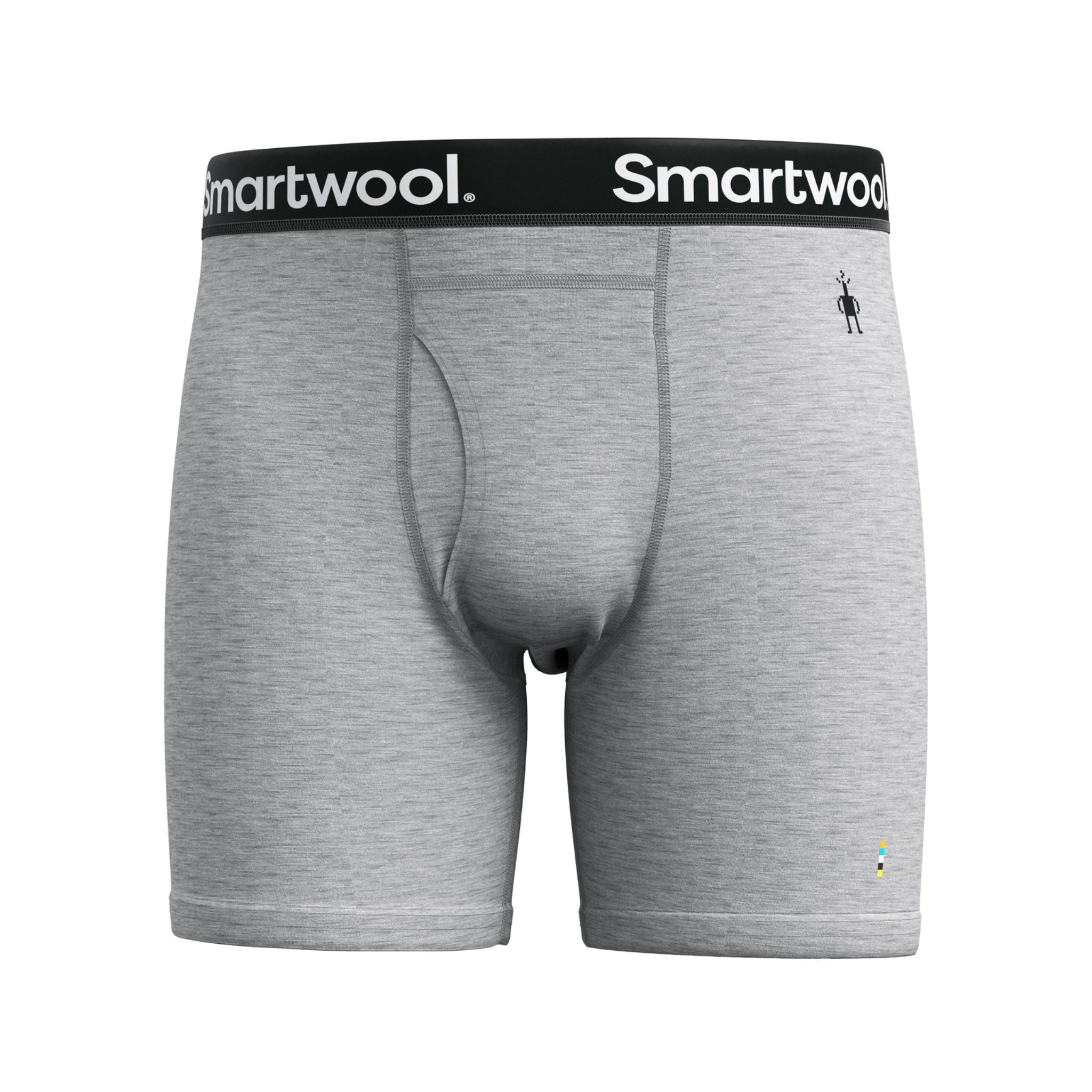 Smartwool Mens Merino Boxer Brief Boxed-Light Gray Heather