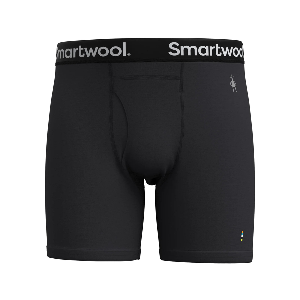 Smartwool Mens Merino Boxer Brief Boxed-Black