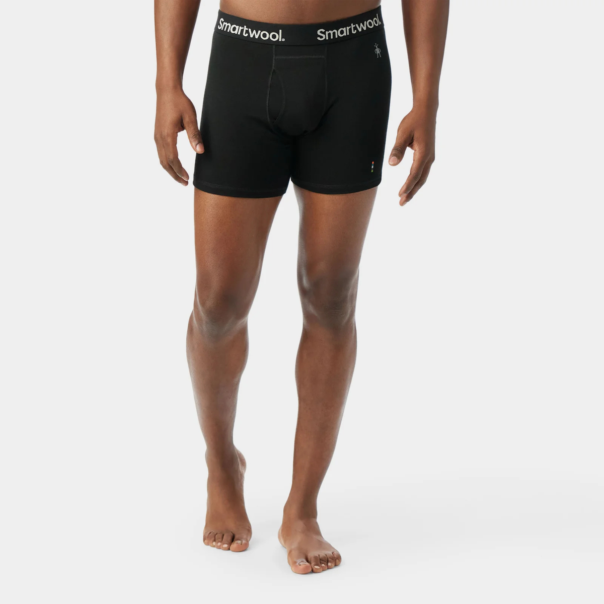 Smartwool Mens Merino Boxer Brief Boxed-Black