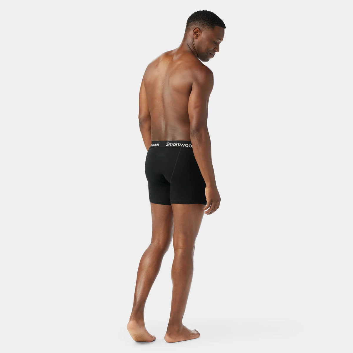 Smartwool Mens Merino Boxer Brief Boxed-Black