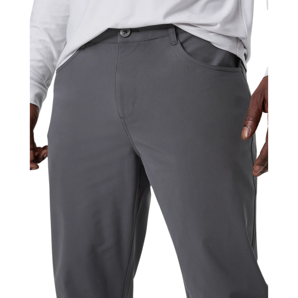 Vuori Mens Meta Pant Classic Fit 32"-Charcoal