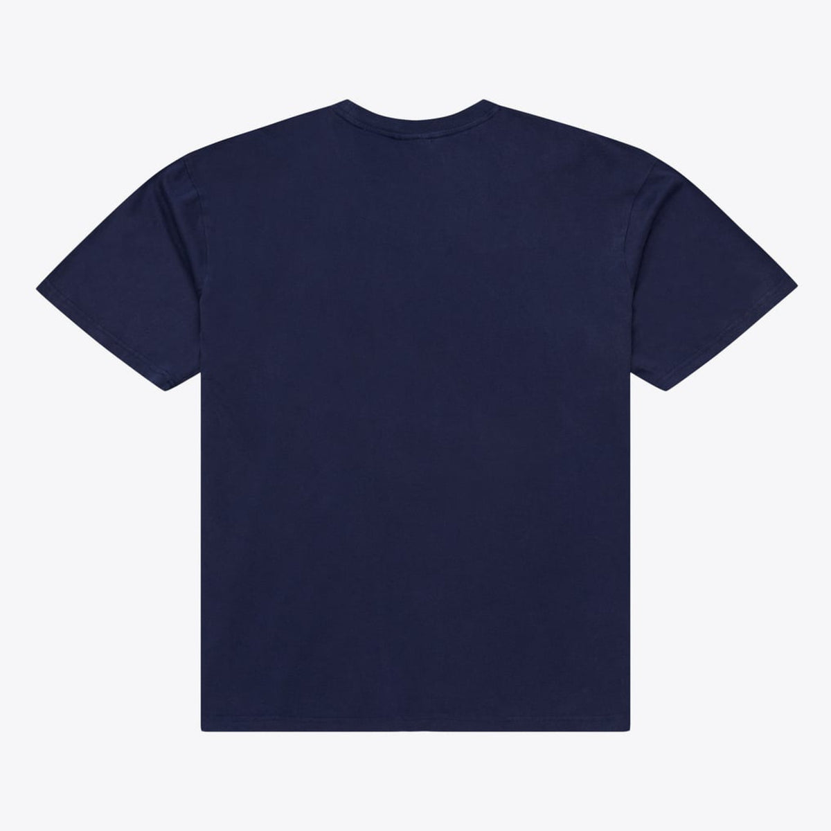 Mitchell & Ness Mens NCAA Core Essentials SS Tee Michigan Wolverines in Navy - Navy