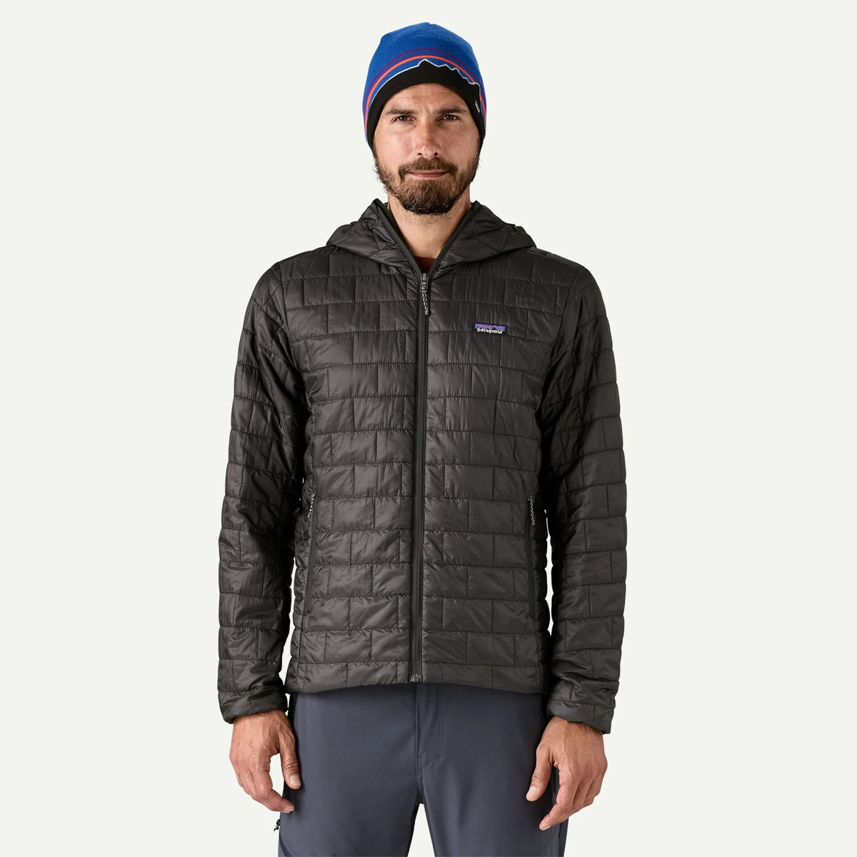 Patagonia Mens Nano Puff Hoody-Black