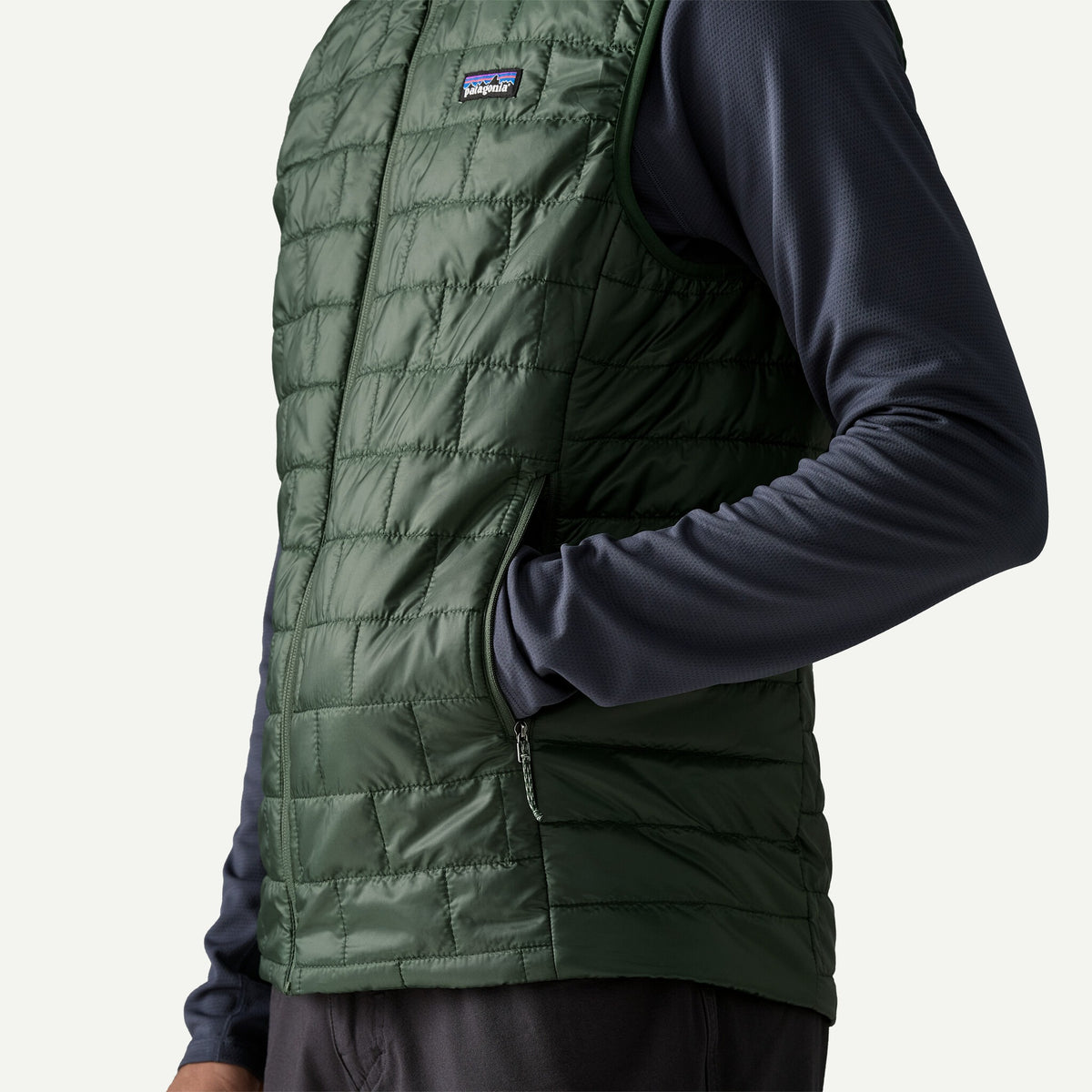 Patagonia Mens Nano Puff Vest F26 - TLGR_Treeline Green