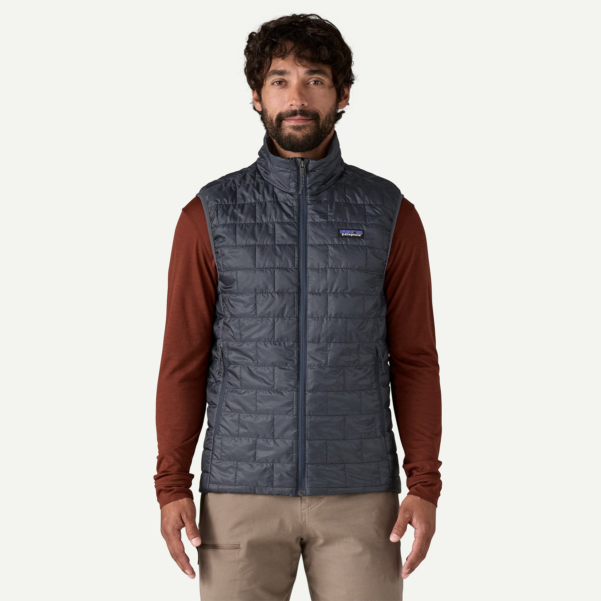 Patagonia Mens Nano Puff Vest F26 - SMDB_Smolder Blue