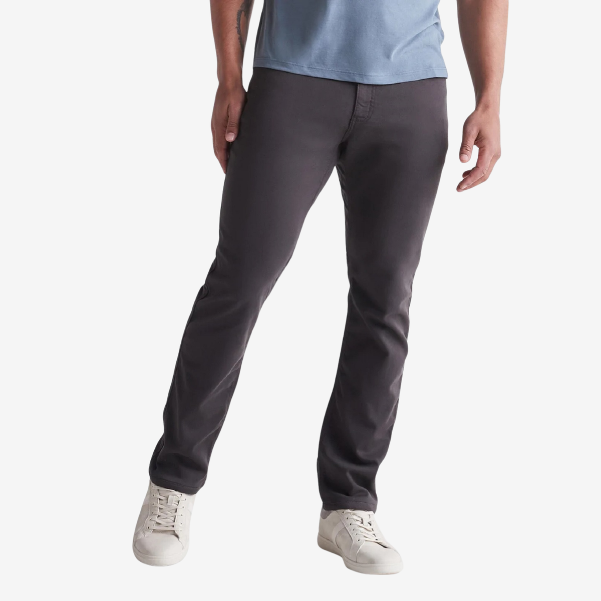 Duer Mens  No Sweat Athletic Taper-Slate