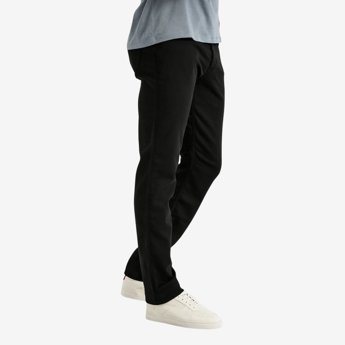 Duer Mens  No Sweat Athletic Taper-Black