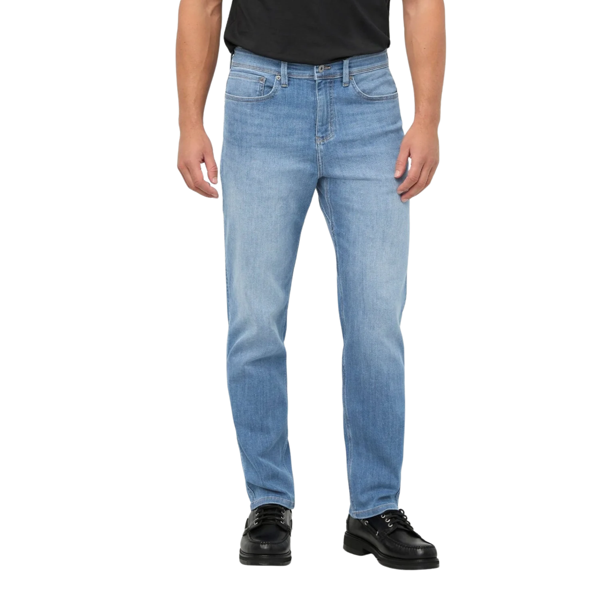 Duer Mens Performance Denim Relaxed Taper-Vintage Cascade 
