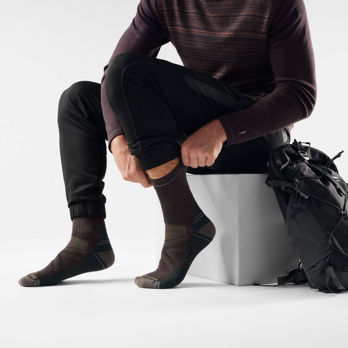 Smartwool Mens Performance Hike Full Cushion Crew - Chestnut