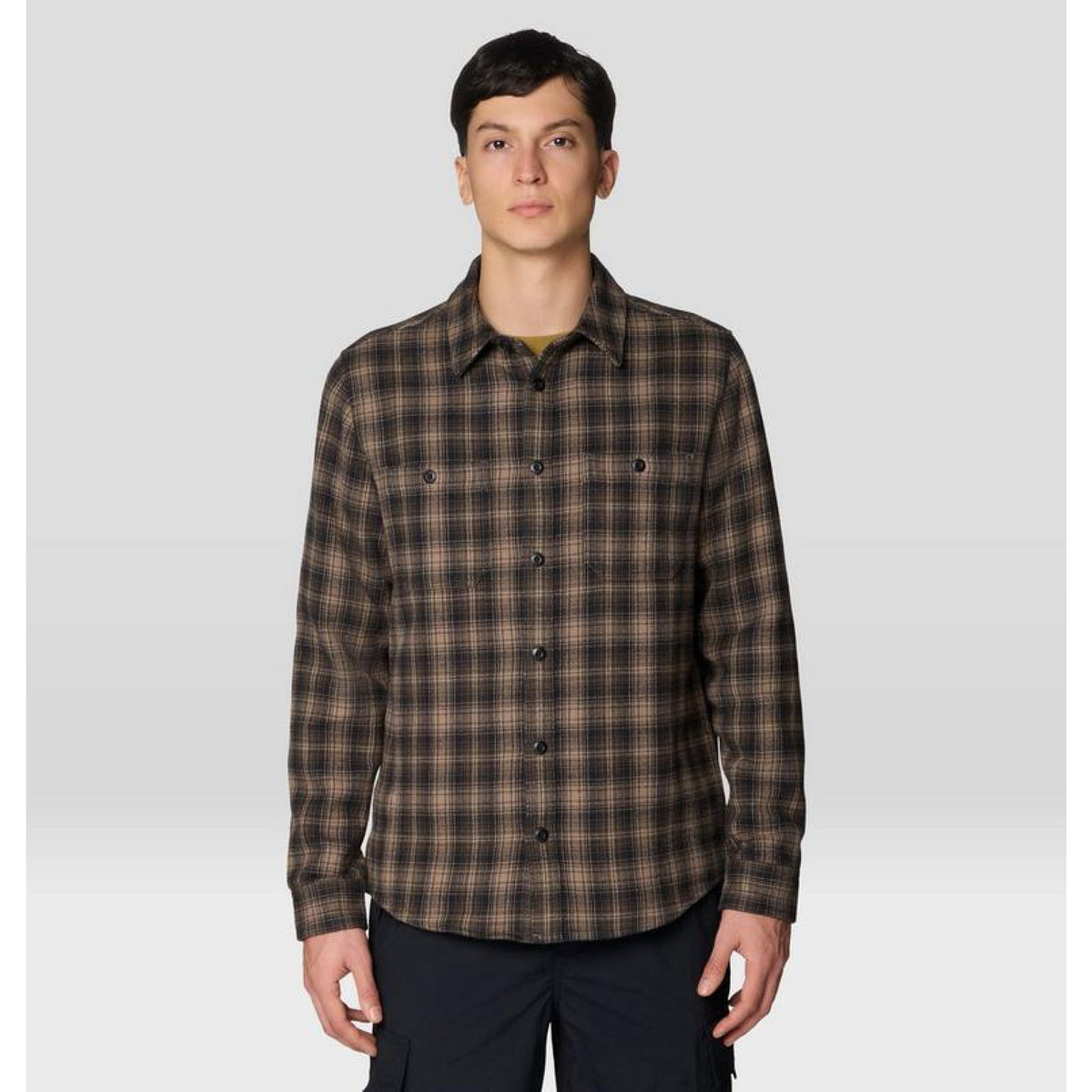 Mountain Hardwear Mens Plusher Long Sleeve Shirt - Tierra Harbour Plaid