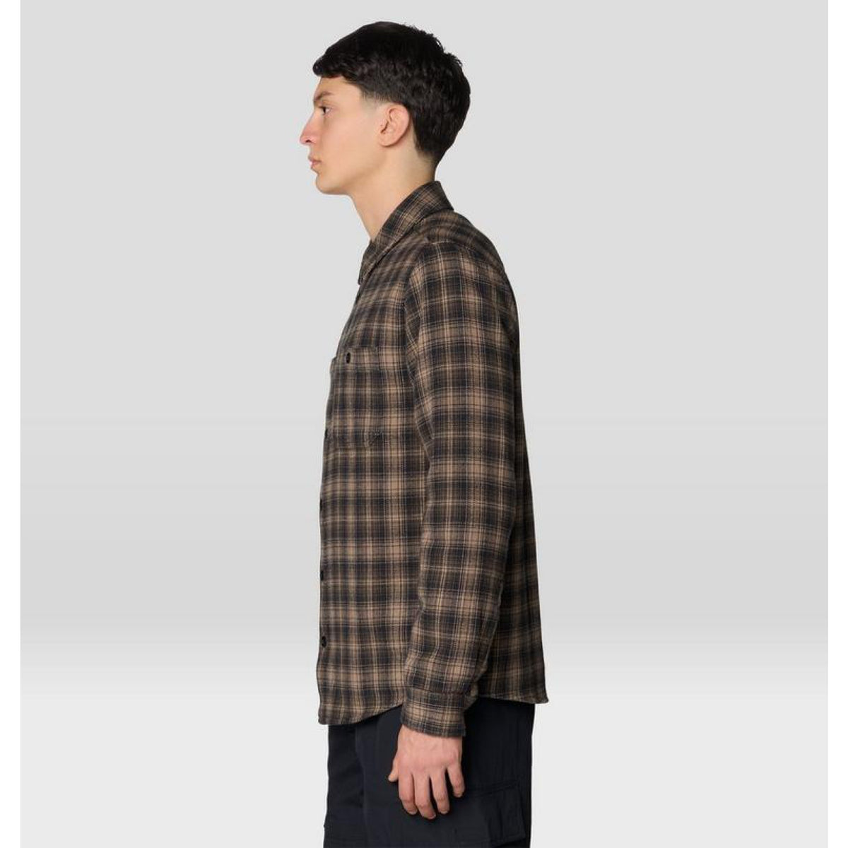 Mountain Hardwear Mens Plusher Long Sleeve Shirt - Tierra Harbour Plaid