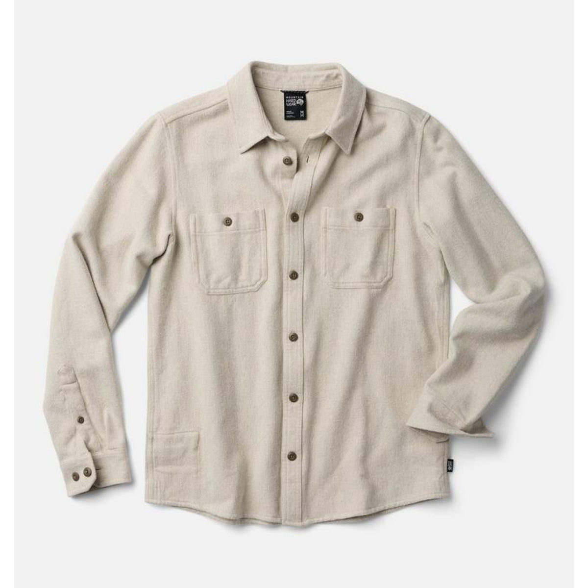 Mountain Hardwear Mens Plusher Long Sleeve Shirt - Stone Melange